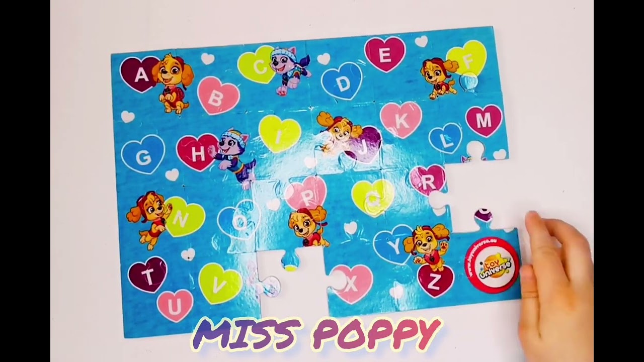 Miss poppy : double puzzle Pat patrouille Stella / Pow patrol Skye