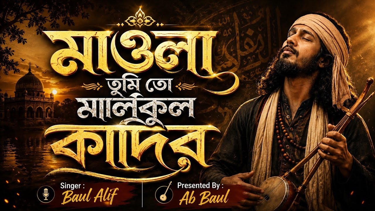 মাওলা তুমি তো মালিকুল কাদির | Baul Song | বাউল আলিফ বিচ্ছেদ গান | Baul Bicched Gaan Cover By Ab Baul