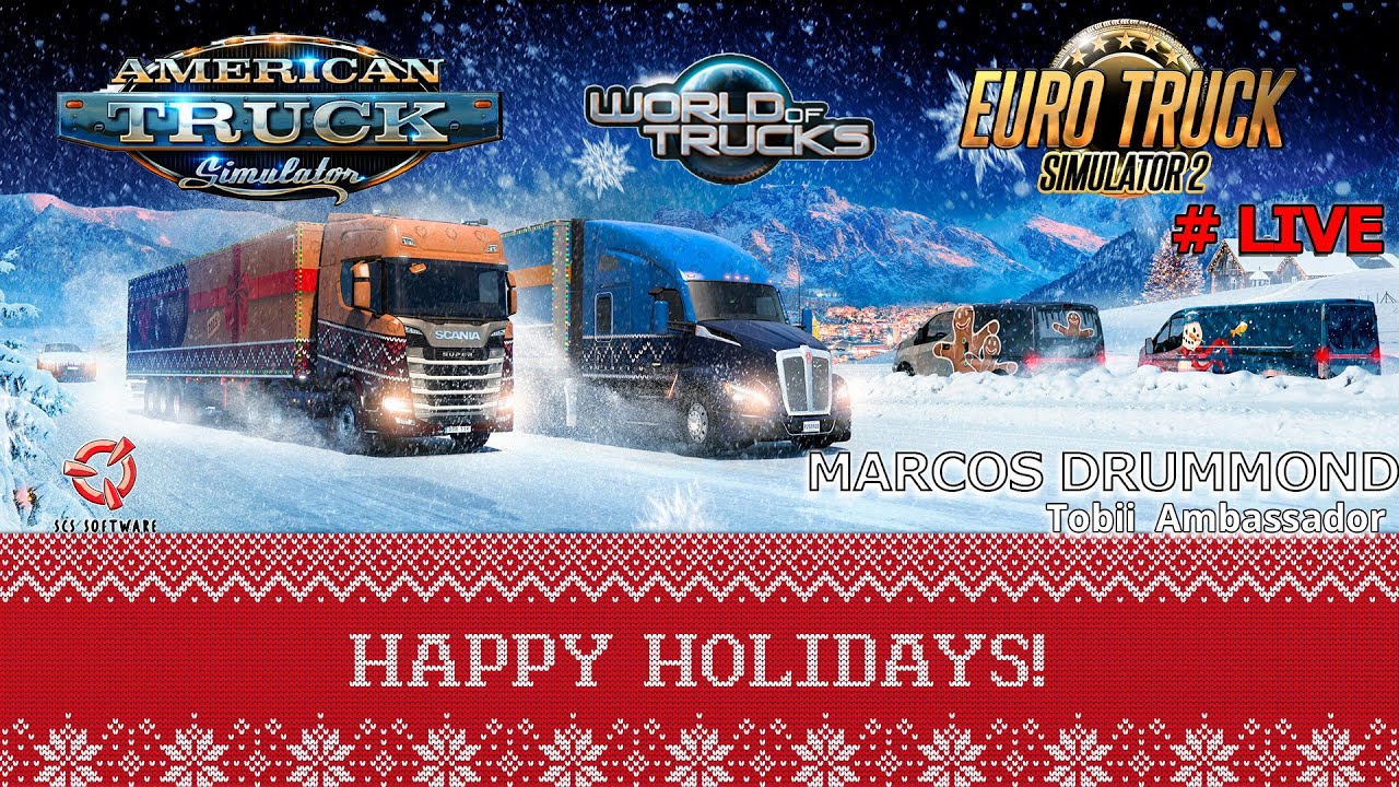 ❄️ AO VIVO: Estreando o Evento de Natal 2025 em Winterland! (ETS2/ATS) Parte 2