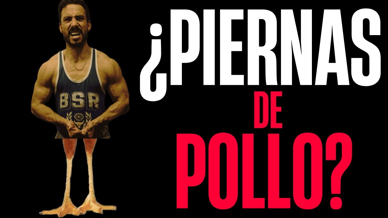🔥 5 Ejercicios para PIERNAS GIGANTES 🦵 (Adiós Patitas de Pollo)