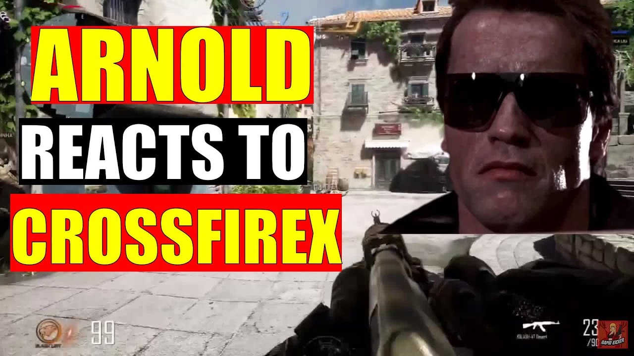 CrossfireX REACTION | ARNOLD SCHWARZENEGGER Reacts to CrossfireX