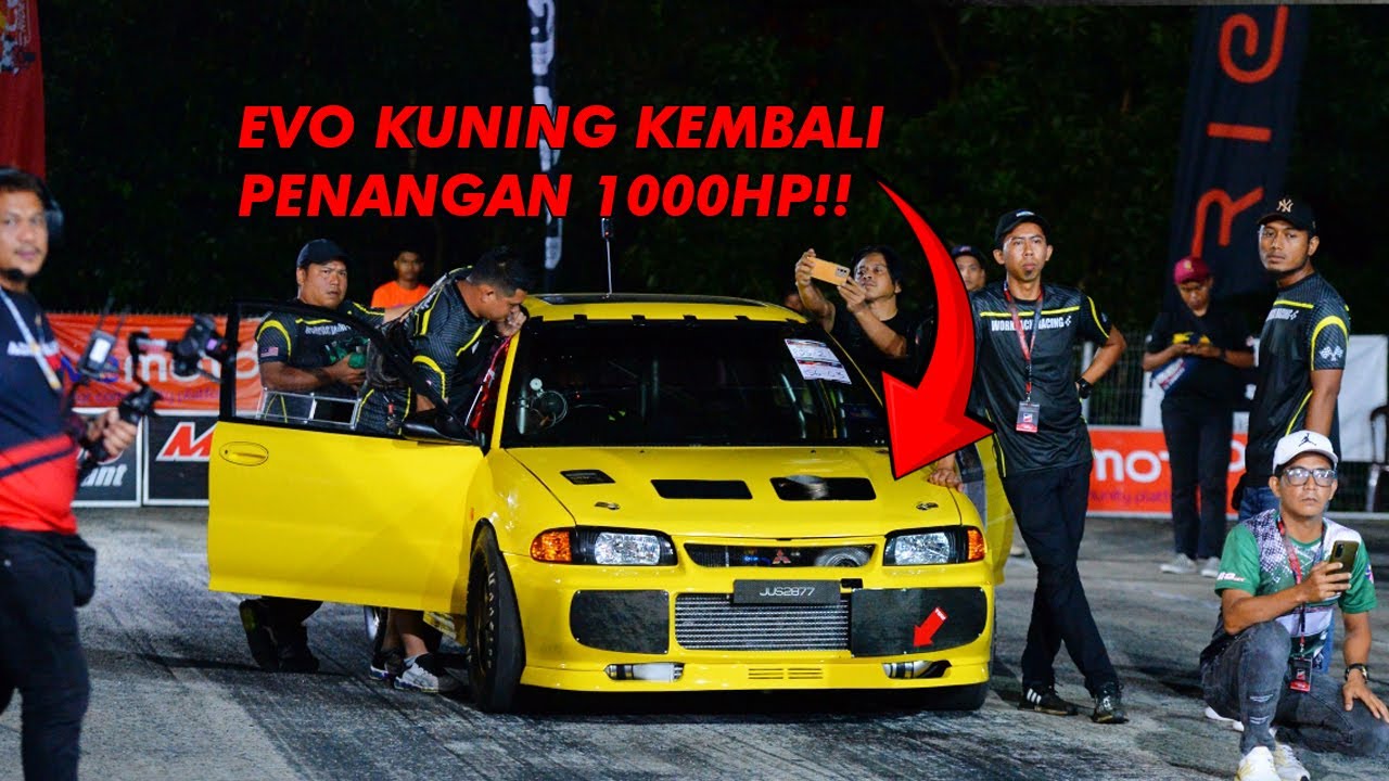 EVO 3 KUNING KEMBALI , 1000HP ,JOKI KENTAL!!