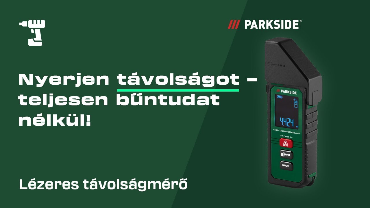 A PARKSIDE lézeres távolságmérője a #ToolTalkban