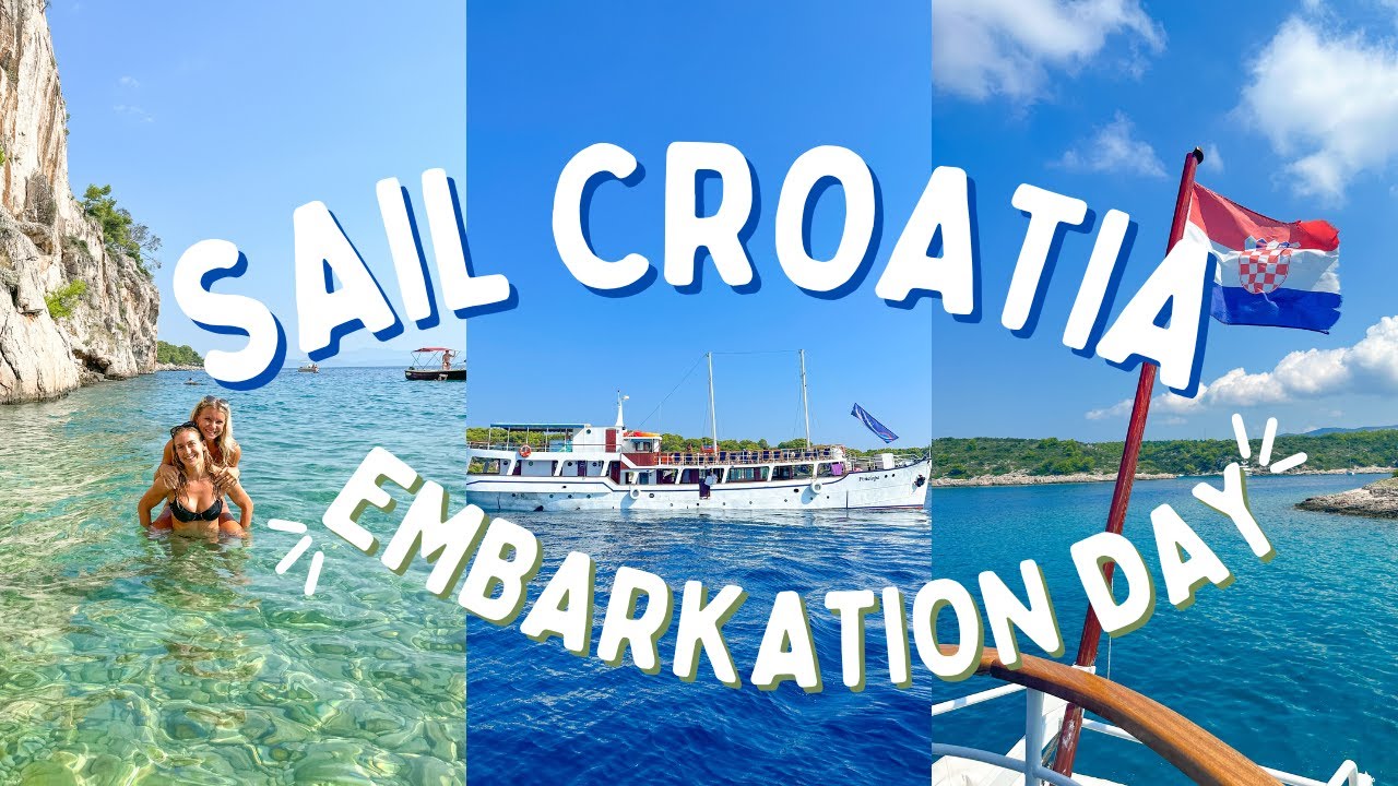 SAIL CROATIA ДЕНЬ 1: ДЕНЬ ПОСАДКИ!!