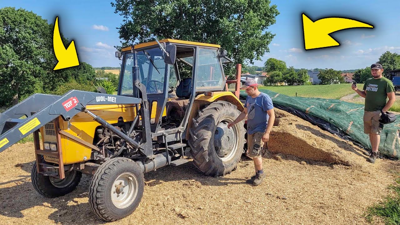 URSUS C-360 W AKCJI - Oprzątki Przy BYDLE! - Nowa Przyczepa