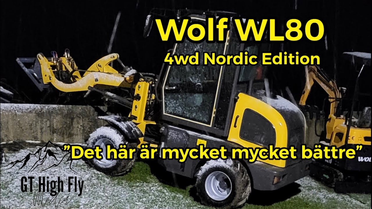 Испытание фронтального погрузчика Wolf WL 80 4WF - китайский трактор