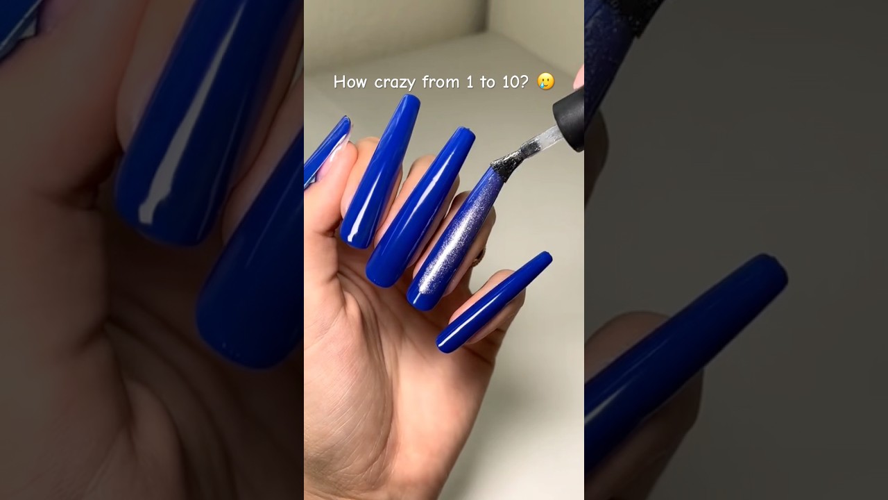 How crazy from 1 to 10? 🥲 #nailart #nails #naildesign #nailextension #nailpolish #nailtutorial