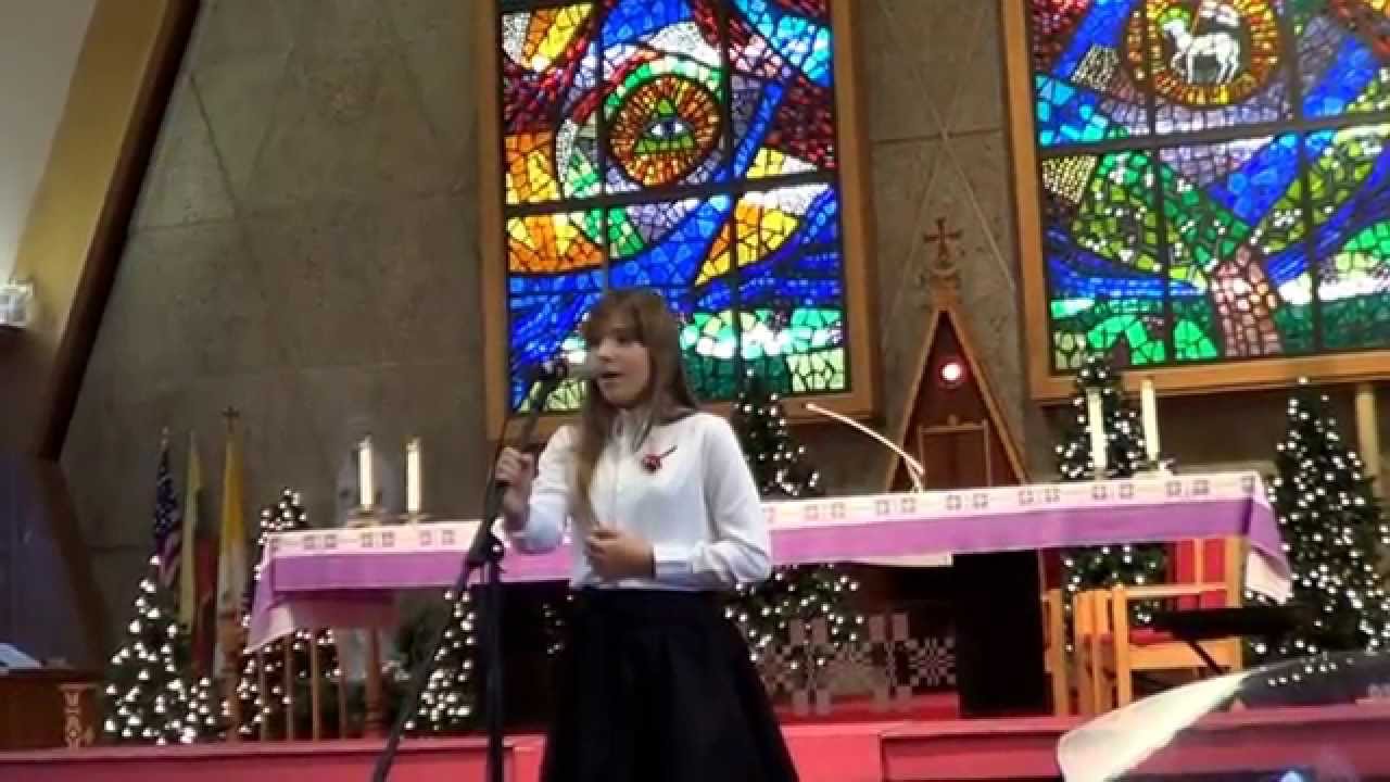 Ave Maria (Schubert) by 12 year old girl
