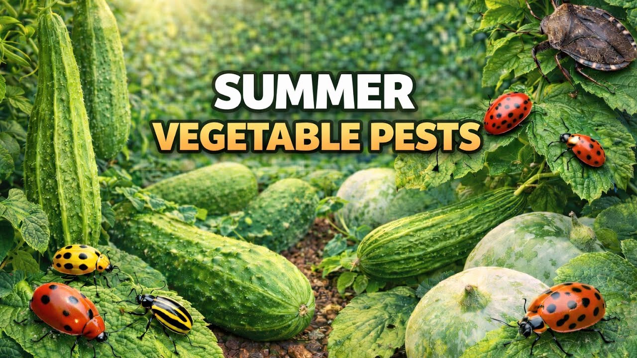 গ্ৰীষ্মকালিন শাক পাচলিৰ কীট নিয়ন্ত্রণ Management of Summer Vegetable Pests 