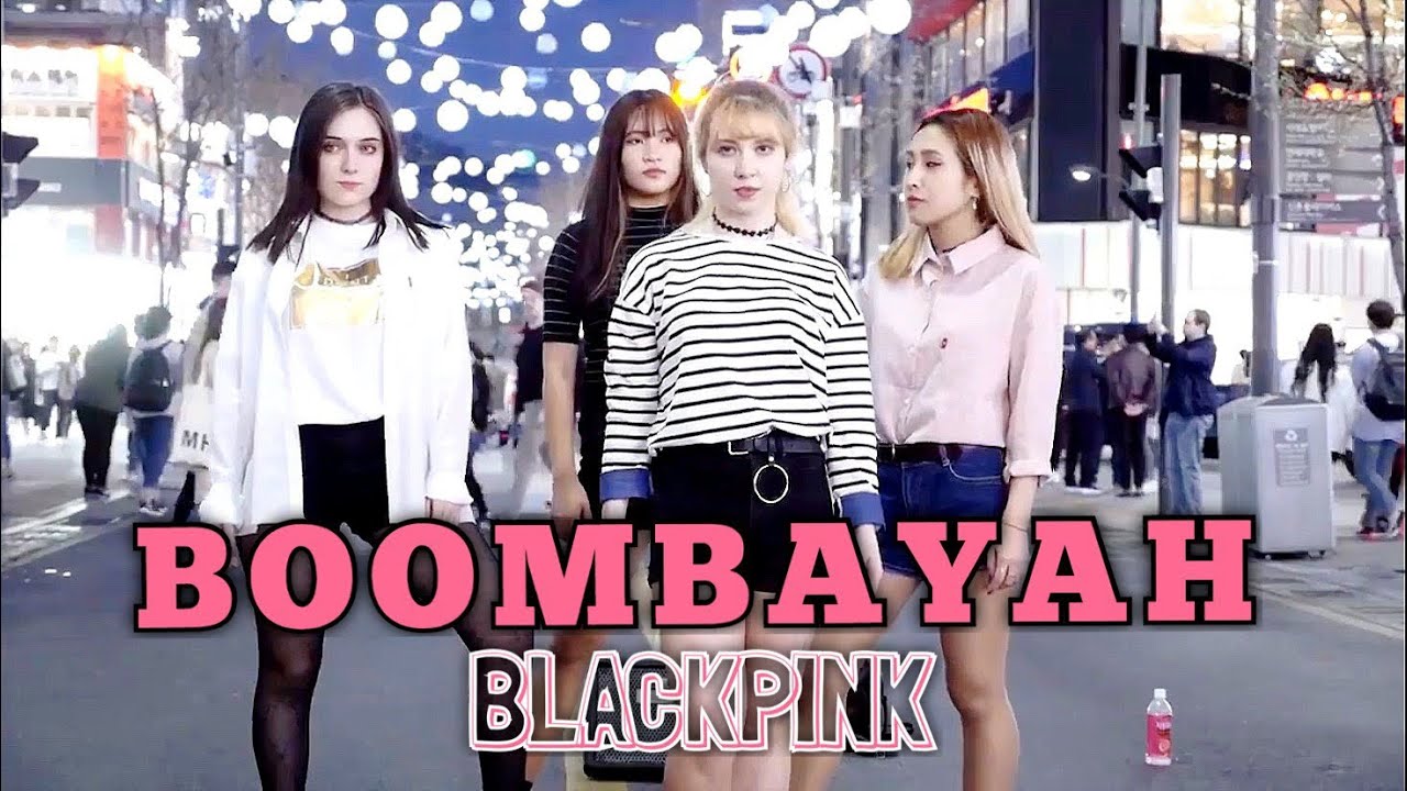 BLACKPINK -  BOOMBAYAH(붐바야) dance cover by RED SPARK | 신촌 버스킹