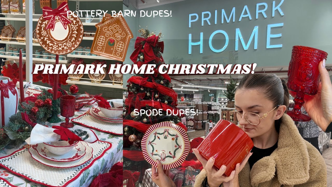 PRIMARK HOME РОЖДЕСТВО 2025 🎄Приходите за покупками доступного рождественского декора для дома 🎄