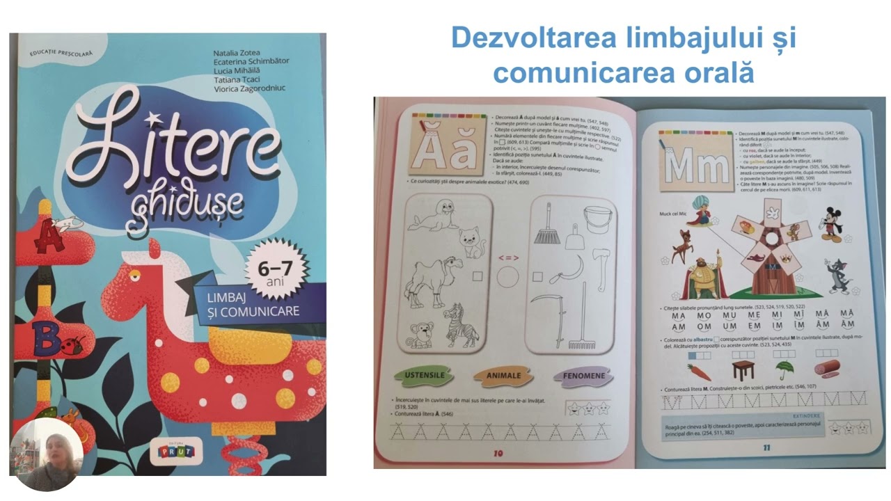 Prezentarea caietelor individuale de lucru pentru copiii de 5 -6-7 ani