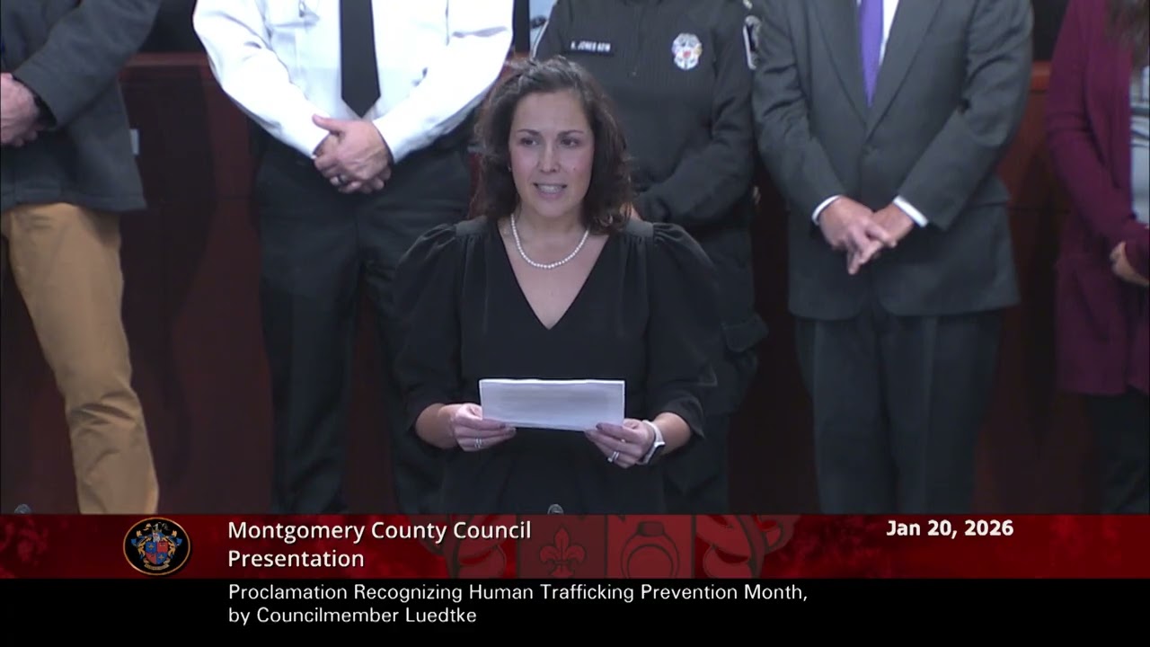 Proclamation recognizing Human Trafficking Awareness and Prevention Month