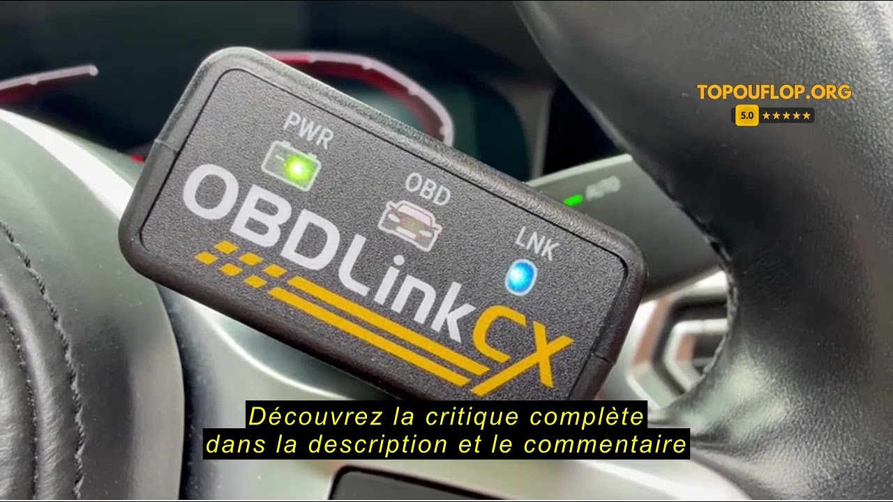 Avis sur la OBDLINK CX Bimmercode Adaptateur Bluetooth 5.1 BLE OBD2 - Fonctionne avec iPhone/iOS et