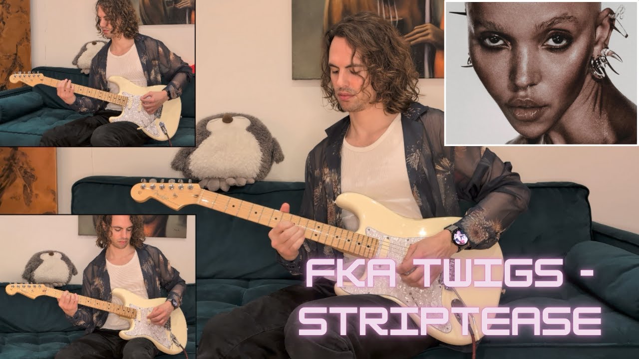 Striptease - FKA Twigs guitar cover and remix (rock version)