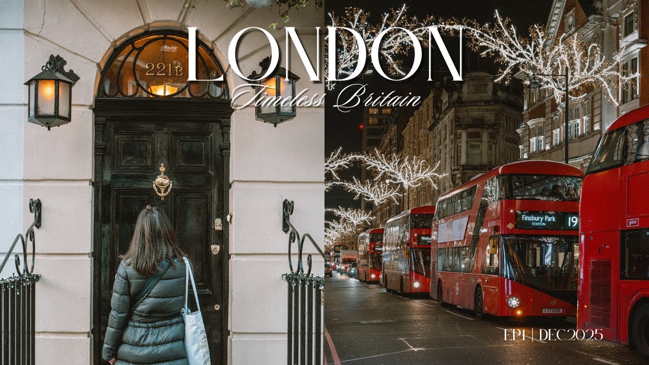 【London VLOG🇬🇧】ずっと憧れていたクリスマスのイギリスへ｜ロンドン街歩きとアフタヌーンティー｜EP.1