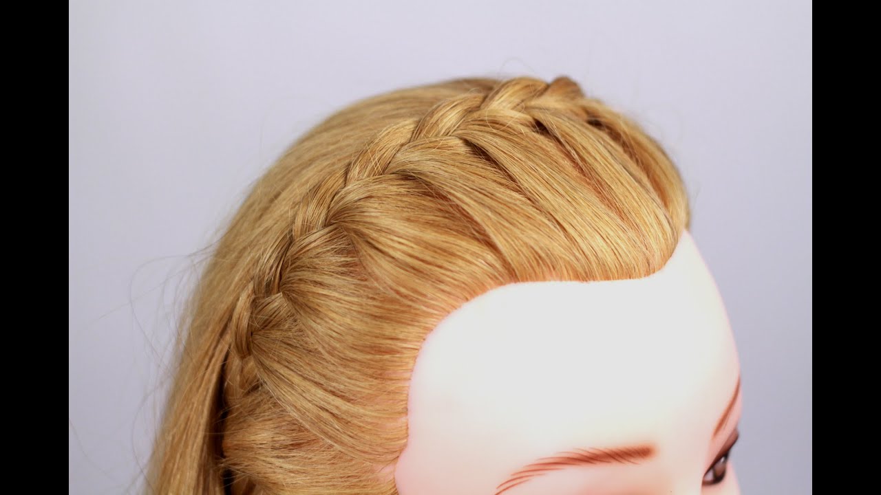 Косичка - ободок. Headband Braid