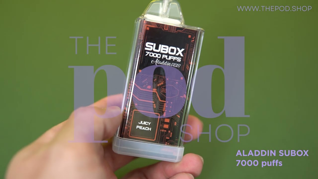 Aladdin Pro Subox 7000 puffs disposable pod - The Pod Shop