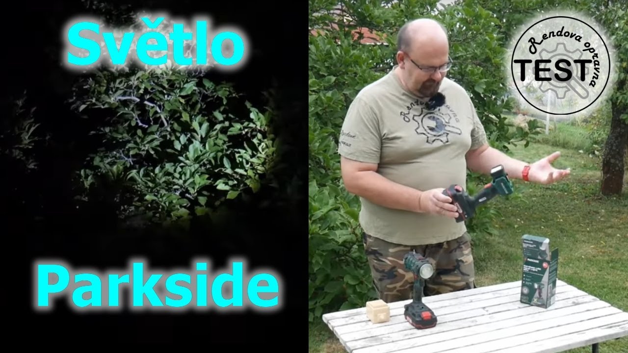 Aku led svítilna Parkside