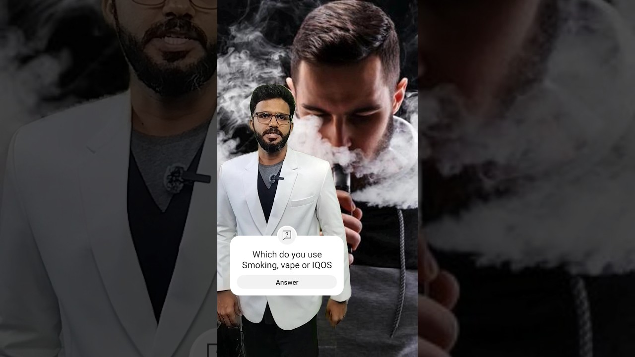 Smoking, Vaping or IQOS...? WHICH IS BETTER   #dentist #smoking #vape #vapelife #IQOS