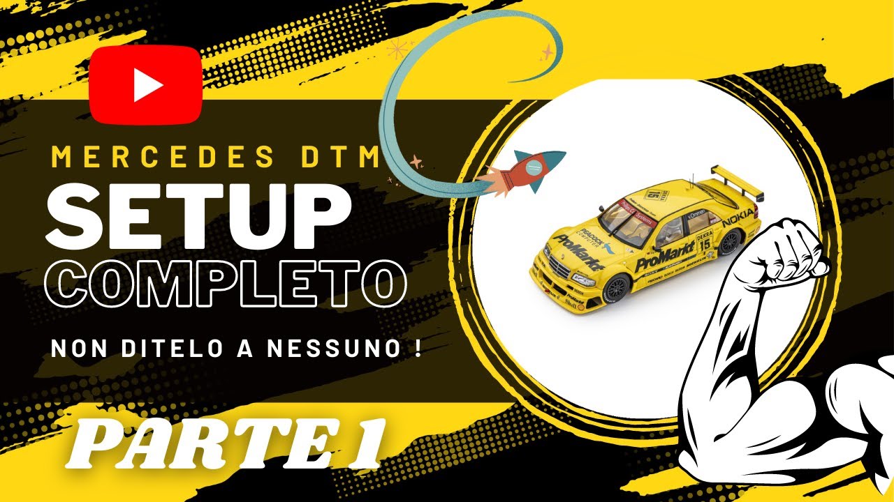 Preparazione Mercedes C Class Slot.it - Categoria DTM #slotcars #slotcar #slotracing
