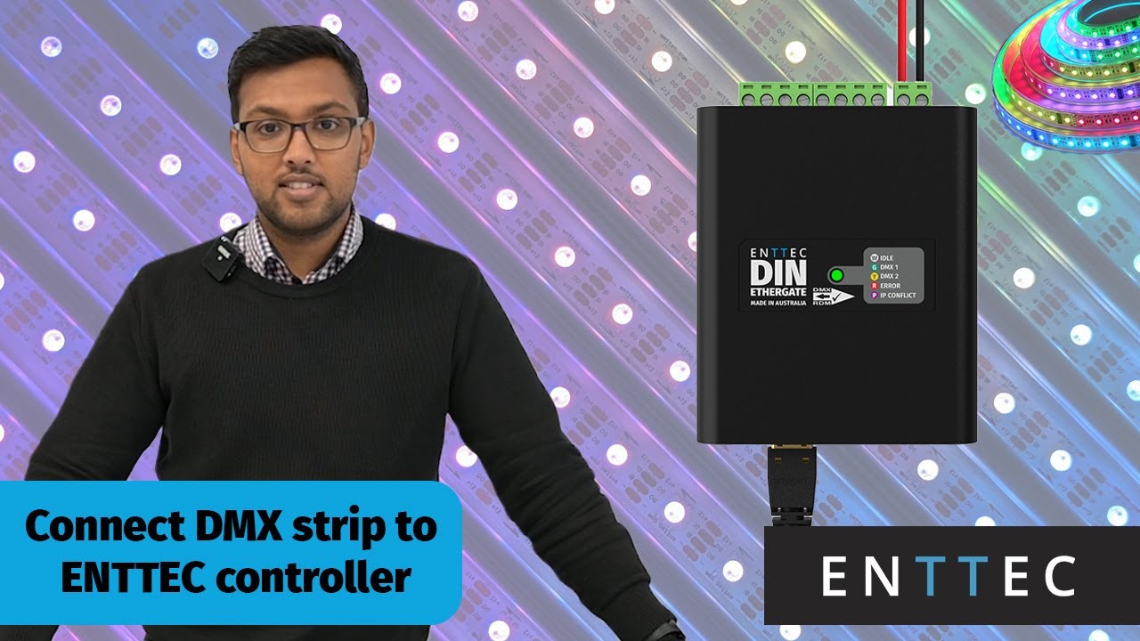 How to connect ENTTEC gear to DMX Strip