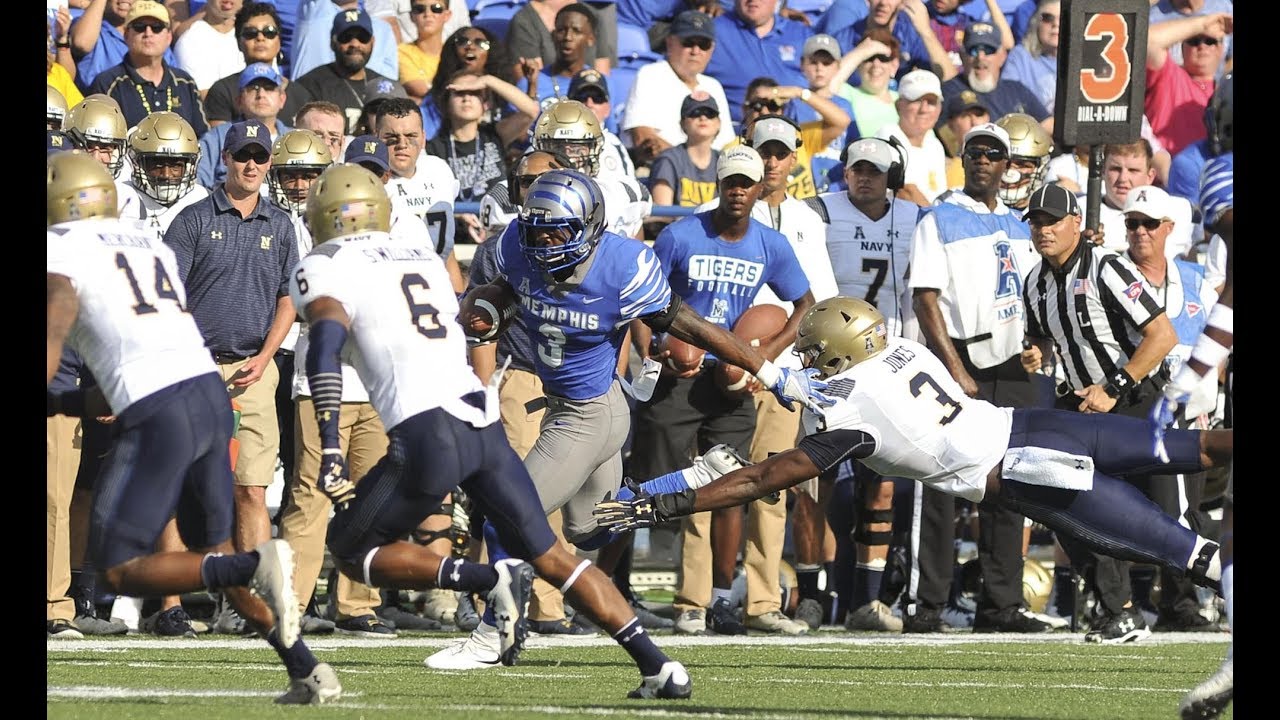 Football Highlights - Memphis 30, #25 Navy 27