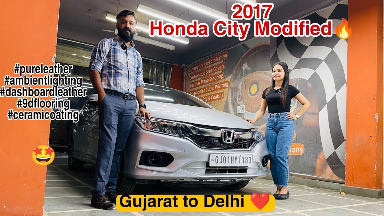 2017 Hondacity Modified with Complete Interior❤️ | Ceramic Coating @Car Stylein