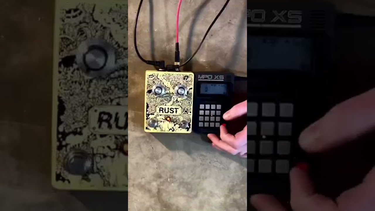 PO-33➡️Rust #effects #effectspedals #synth #minisynth #pedals #guitarpedals