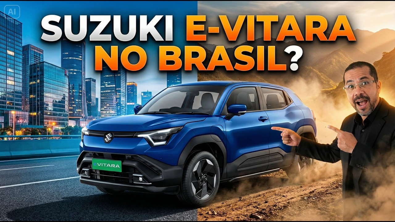 SUZUKI CHOCA O BRASIL 1º SUV COMPACTO ELÉTRICO 4x4