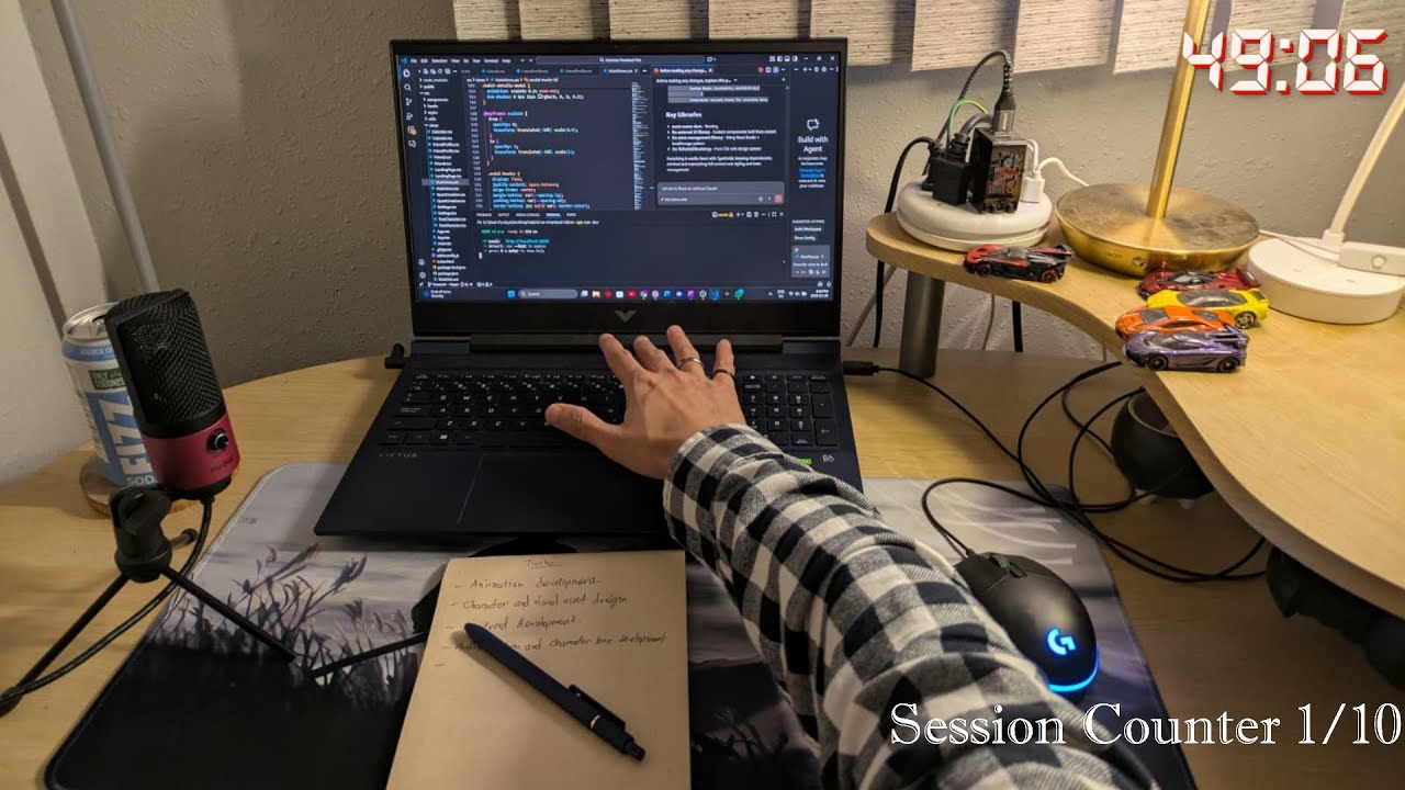 Study with me live pomodoro (50/10) | 10 hours | Rain sounds 🌧️ | SUPER REVISION DAY!