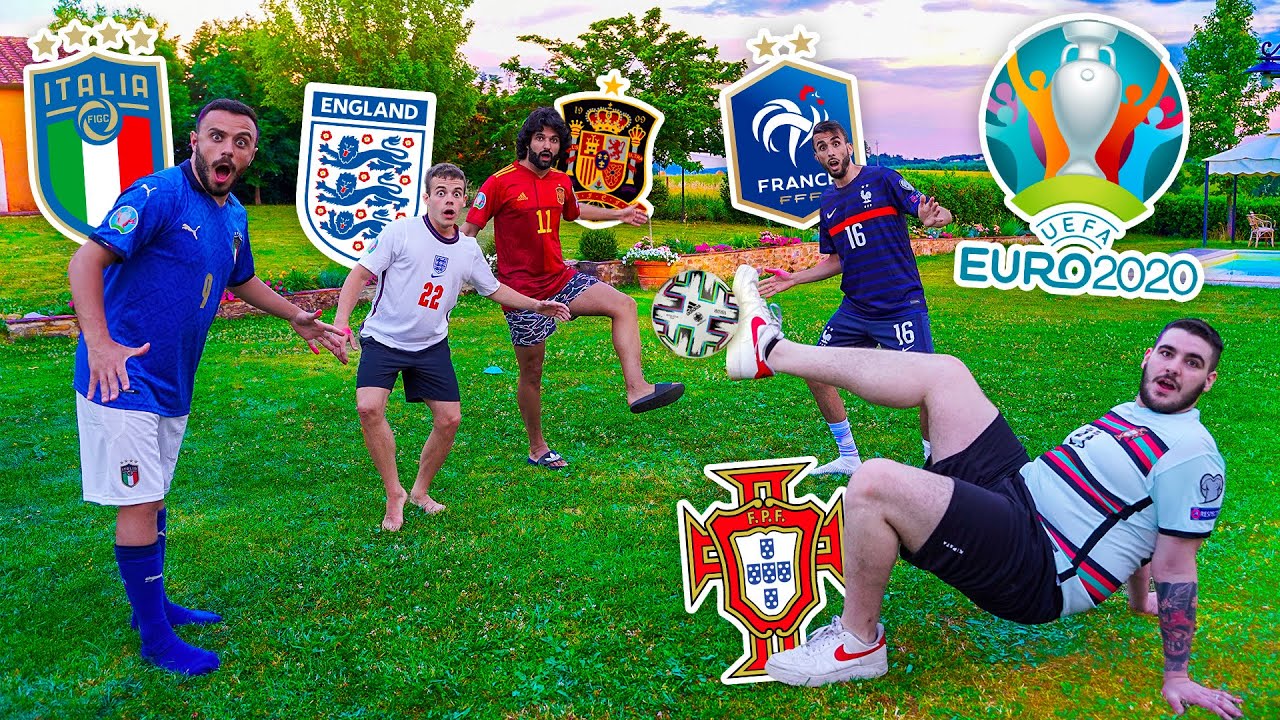 ⚽ L'ULTIMO che fa CADERE il PALLONE VINCE! EURO 2020 FOOTBALL CHALLENGE