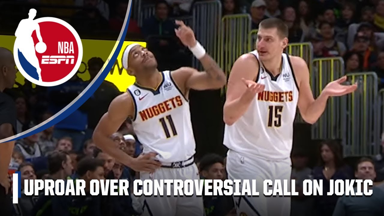 Nikola Jokic UP IN ARMS over this foul on Anthony Edwards | NBA on ESPN