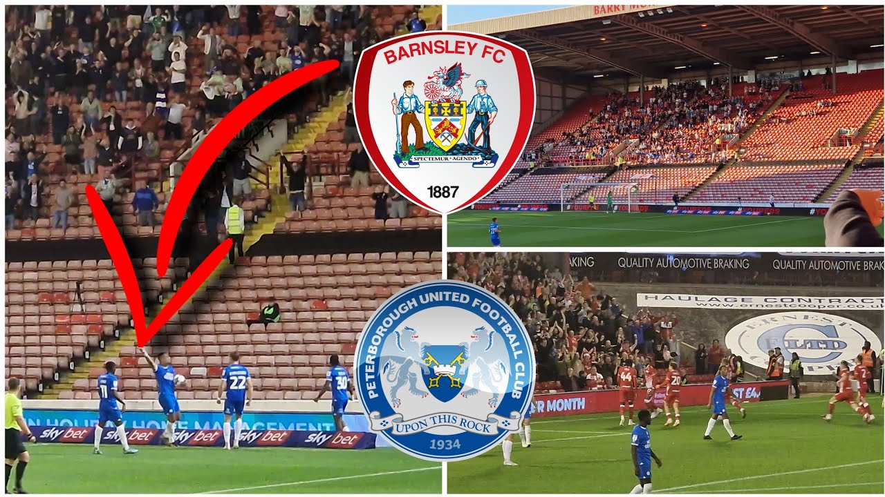CRAZY COMEBACK AS PETERBOROUGH FANS GO CRAZY!/ Barnsley Vs Boro Vlog!