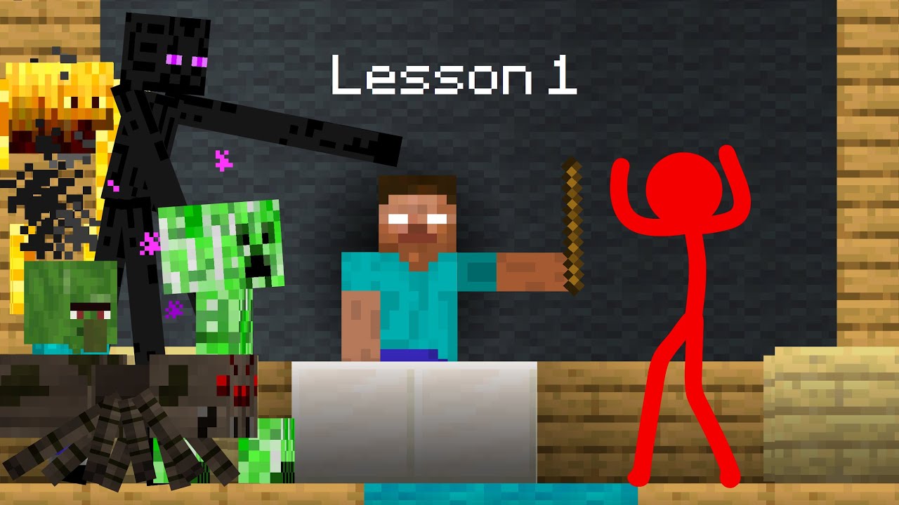 Monster School - Animation vs. Minecraft | AvG Reacts