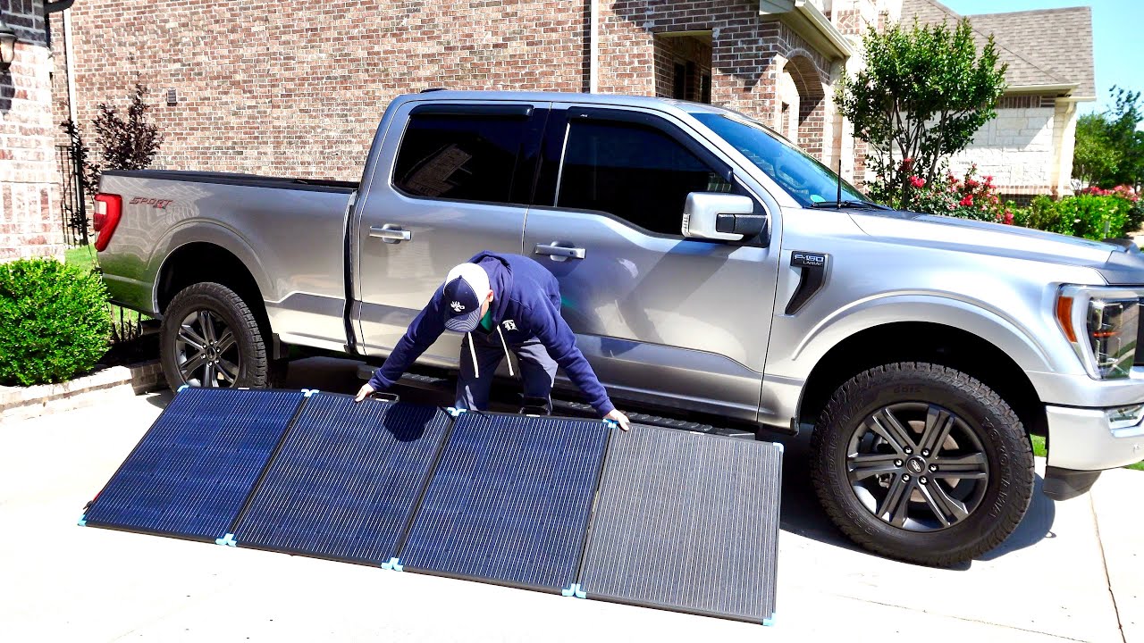 Liking these “HYBRID” portable solar panels! Renogy 400 watt suitcase solar panel setup
