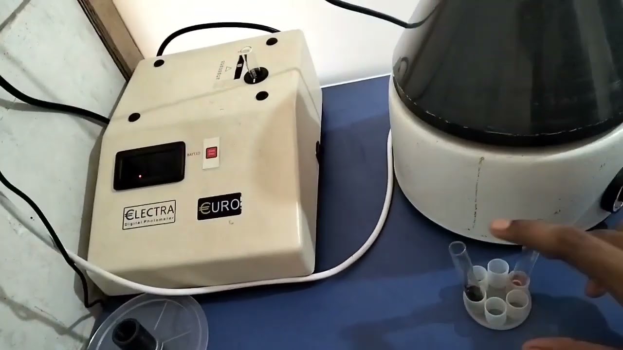 Colorimeter work 😱in laboratory // Blood sugar test with Colorimeter...