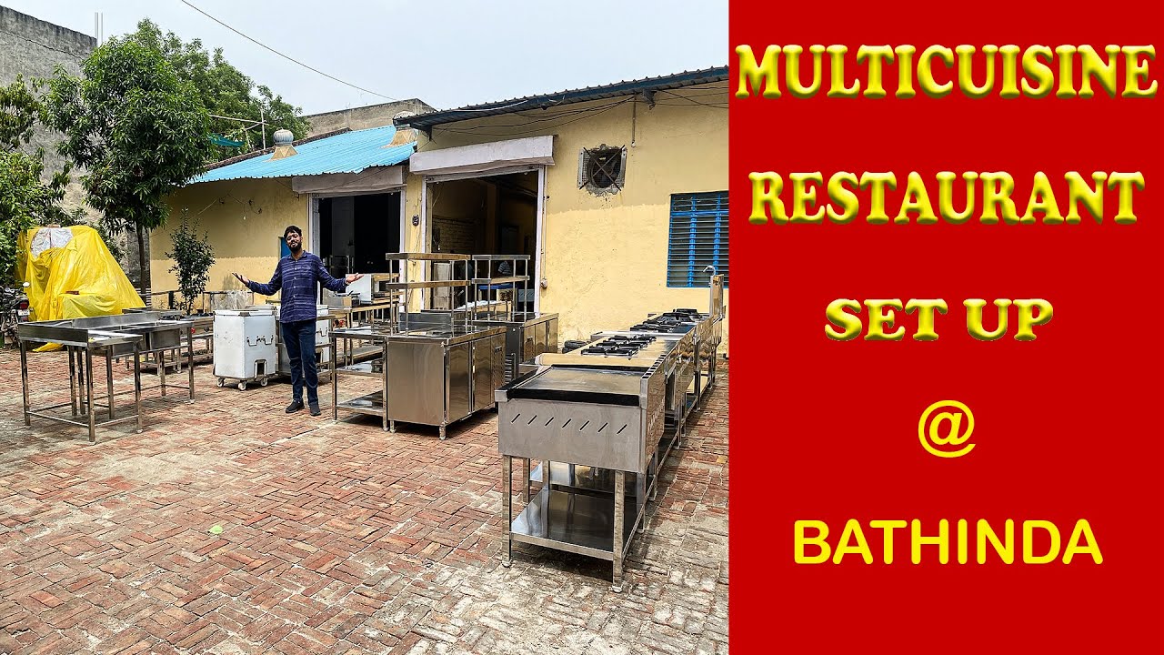 Multicuisine Restaurant Kitchen Setup – Commercial Kitchen Setup