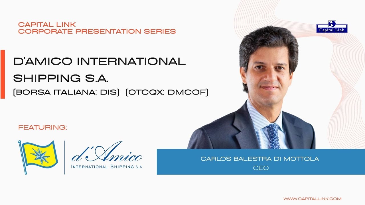 Capital Link 2026 Corporate Presentation Series - d'Amico International Shipping S.A.