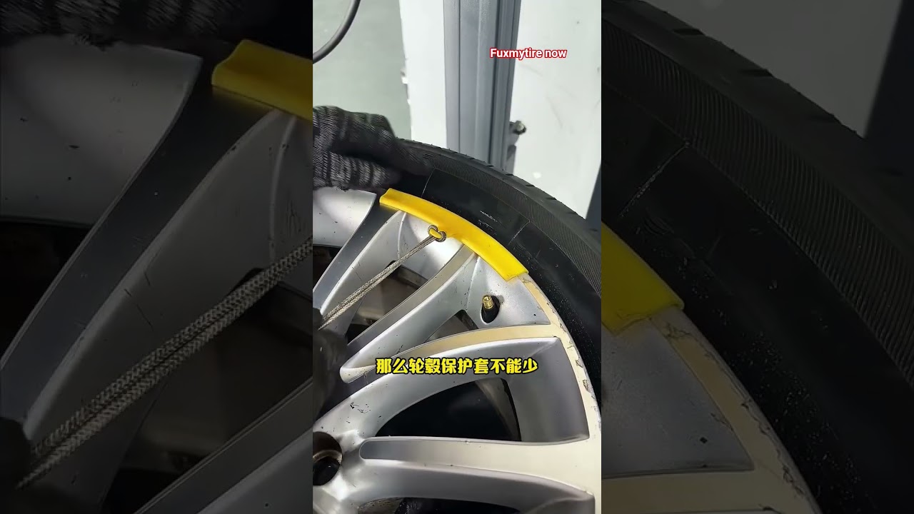 Scratch Free Wheel Hub Guard. #automobile