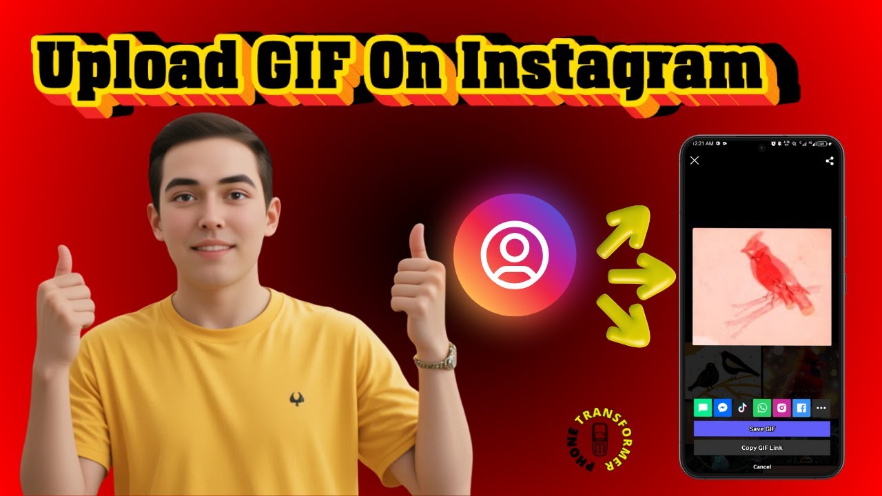 Как загрузить GIF-анимацию в Instagram | Пошаговое руководство (2026)