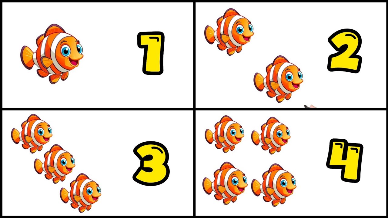 Learn Numbers 1 to 10 for Kids | Counting 1–10 | Preschool Learning Video #kidseducation #1to10 
