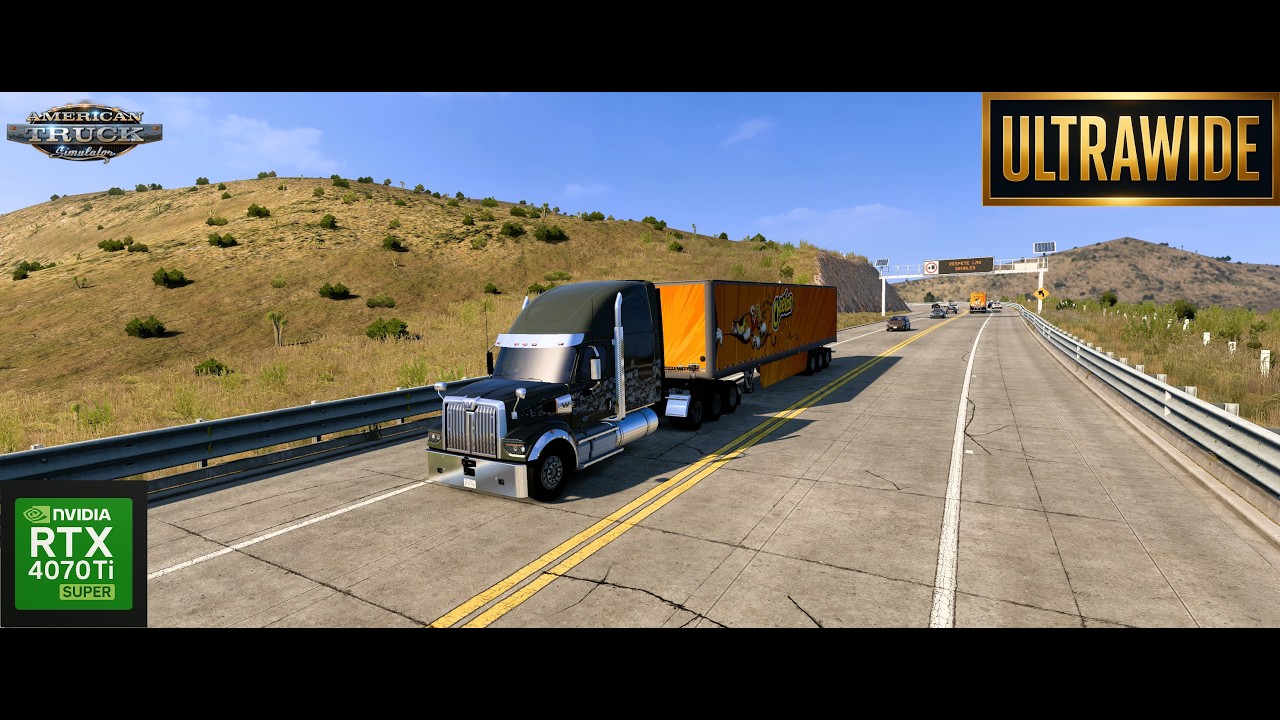 Western Star 49X - American Truck Simulator - Jalisco a Zacatecas - Moza TSW Wheel Gameplay