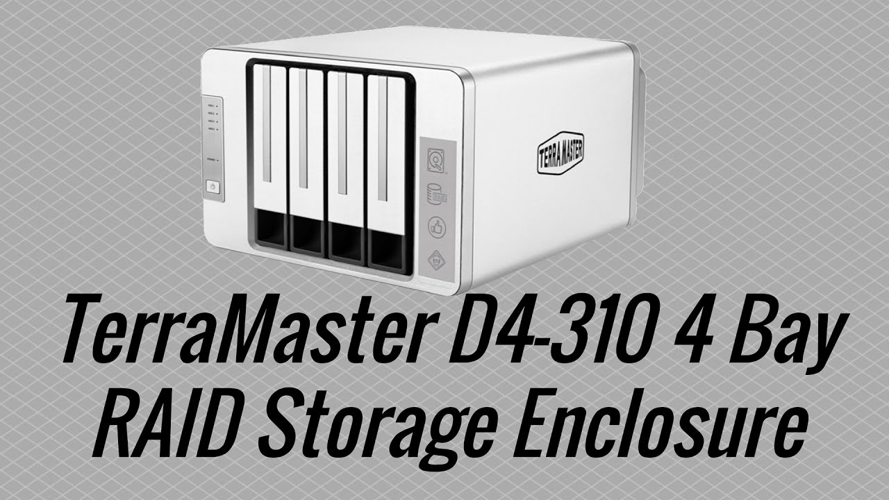TerraMaster D4-310 4 Bay RAID Storage Enclosure