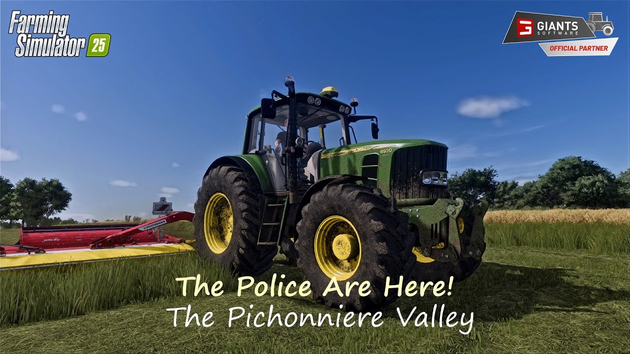 Полиция здесь! - Долина Пишоньер - Farming Simulator 25