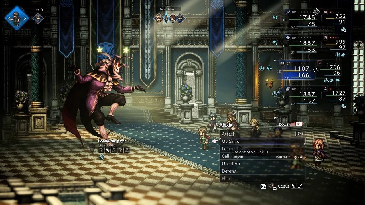 OCTOPATH TRAVELER 0 - Jester Gonska Boss