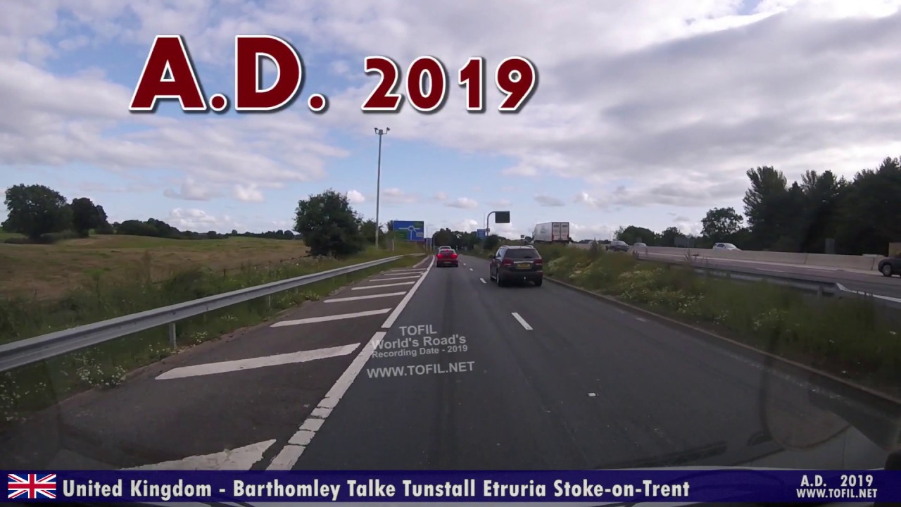 1078 United Kingdom - A500 Barthomley Talke Tunstall Etruria Stoke-on-Trent 2019 WWW.TOFIL.NET