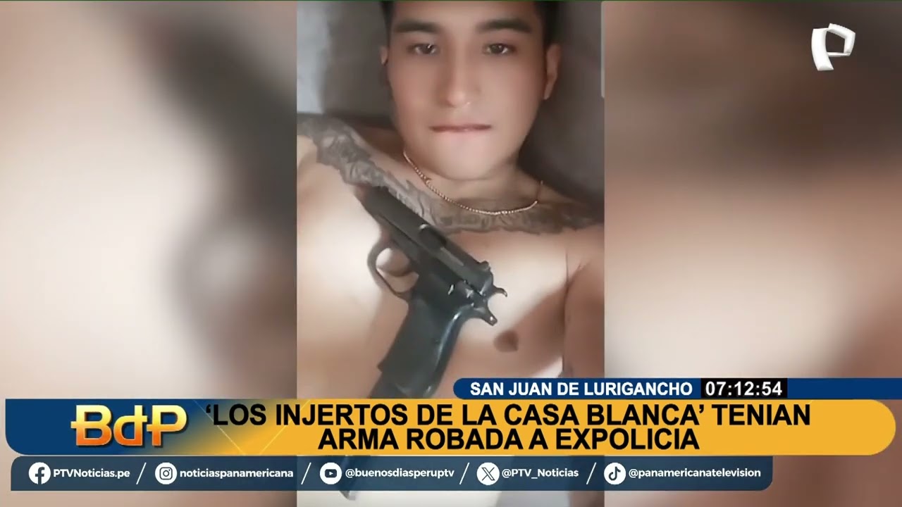 Caen &ldquo;Los Injertos de la Casa Blanca&rdquo; en SJL: ten&iacute;an un arma robada a un expolic&iacute;a