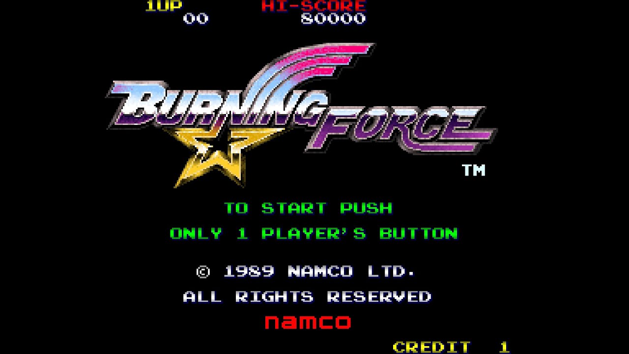 Burning Force (バーニングフォース) . [Arcade - NAMCO]. (1989). ALL.