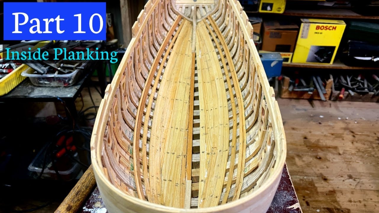 How to Build Ship Model, Part 10 || Inside Planking